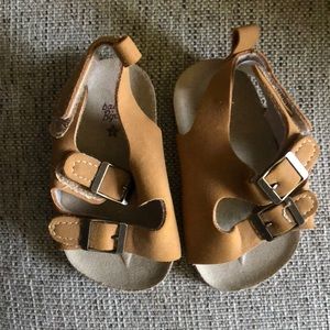 Baby B’gosh “Birkenstock” size 2 baby tan